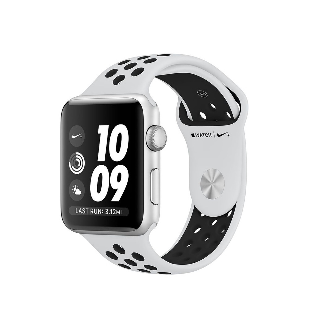 Nike Apple Watch Series 3, 42 mm Silver Aluminum
